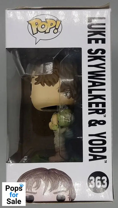 363 Luke Skywalker & Yoda - Star Wars - Box Damaged Funko POP