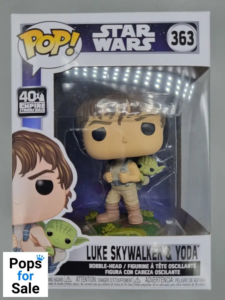 #363 Luke Skywalker & Yoda - Star Wars Funko POP