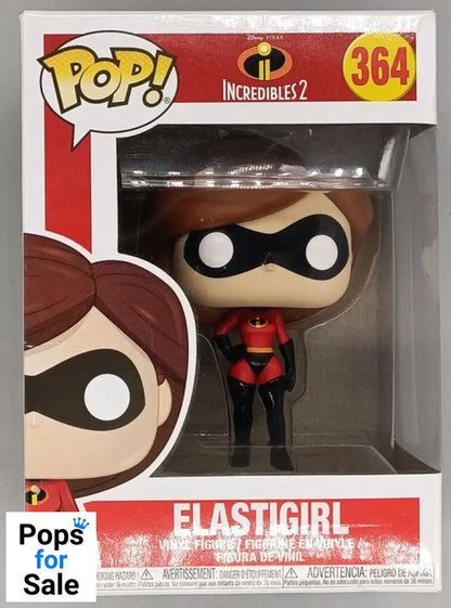 364 Elastigirl - Disney The Incredibles 2 - Damaged Box Funko POP