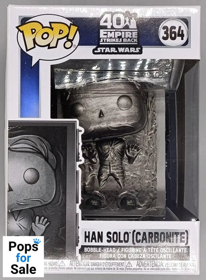 #364 Han Solo (Carbonite) Star Wars 40th Anniversary Box Damaged Funko POP