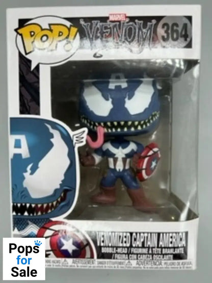 #364 Venomized Captain America - Marvel Venom - Box Damaged Funko POP