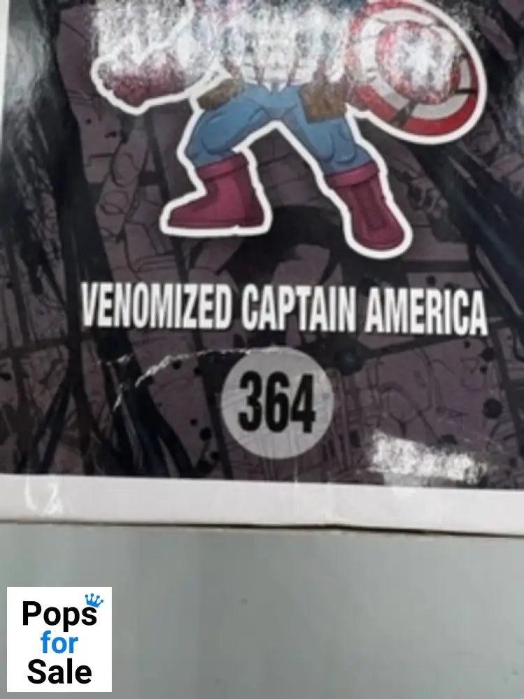 #364 Venomized Captain America - Marvel Venom - Box Damaged Funko POP