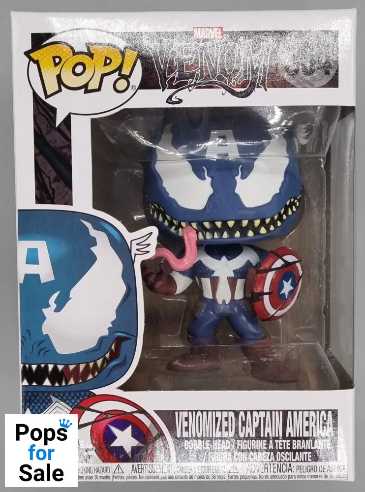 #364 Venomized Captain America - Marvel Venom Funko POP