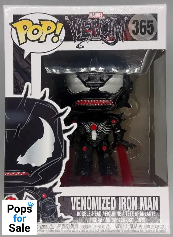 #365 Venomized Iron Man - Marvel - Venom - Box Damaged Funko POP