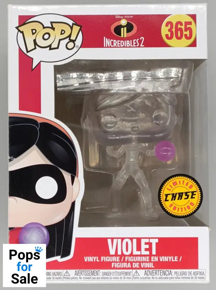 #365 Violet (Invisible) Chase - Disney Incredibles 2 Box Damaged Funko POP