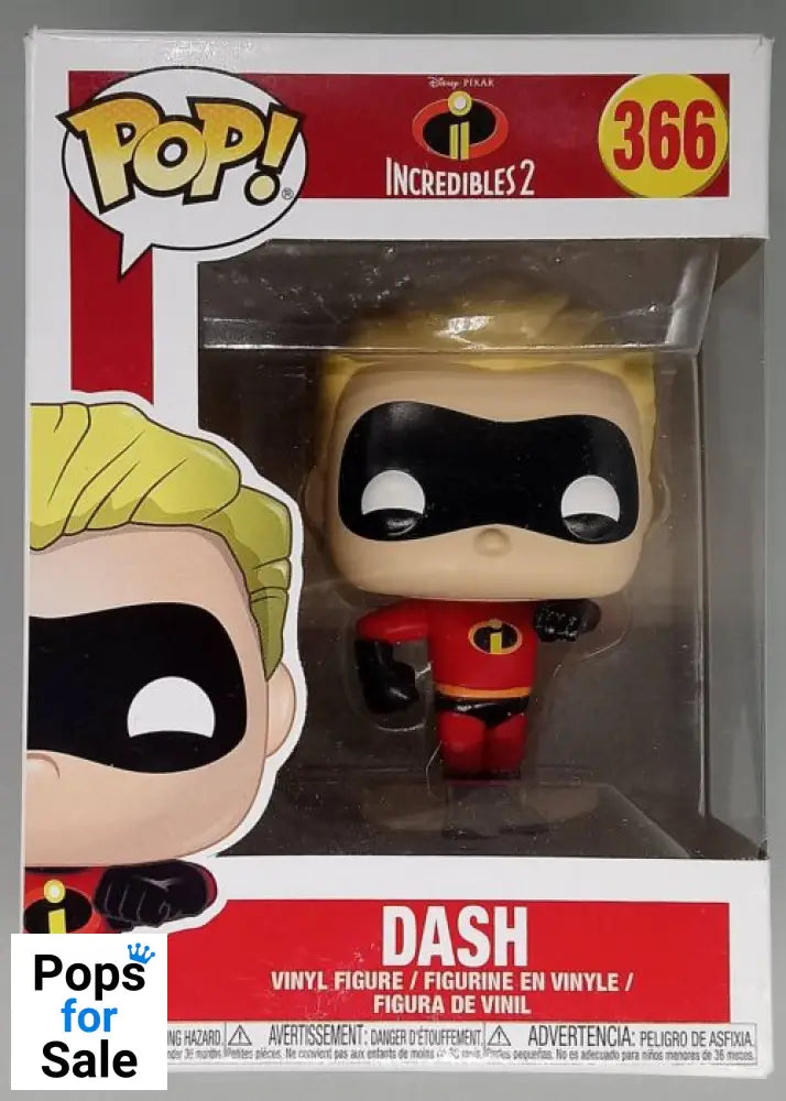 366 Dash - Disney The Incredibles 2 - Funko POP - Box Damaged