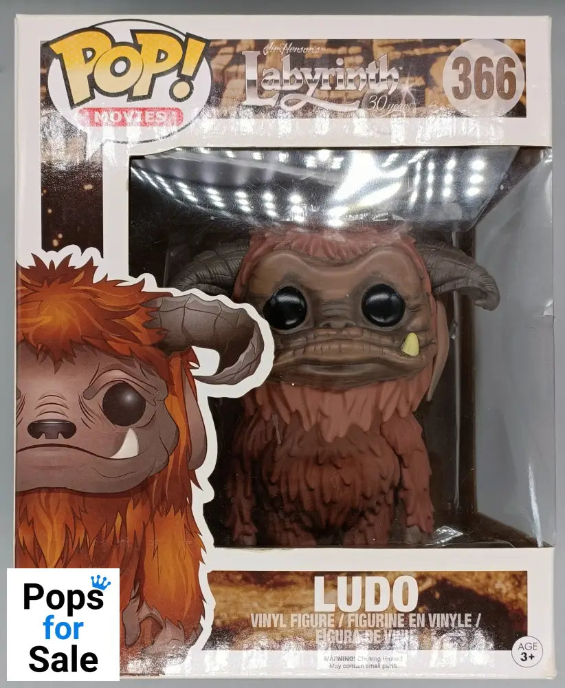 #366 Ludo - 6 Inch - Labyrinth - Box Damaged Funko POP