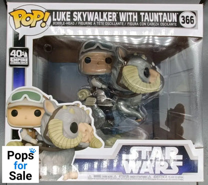 #366 Luke Skywalker with Tauntaun Deluxe Star Wars Box Damaged Funko POP