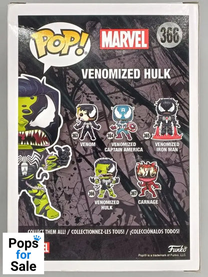 #366 Venomized Hulk - Marvel Venom - Box Damaged Funko POP