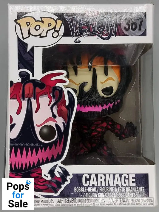 #367 Carnage (Cletus Kasady) - Marvel Venom - Box Damaged Funko POP