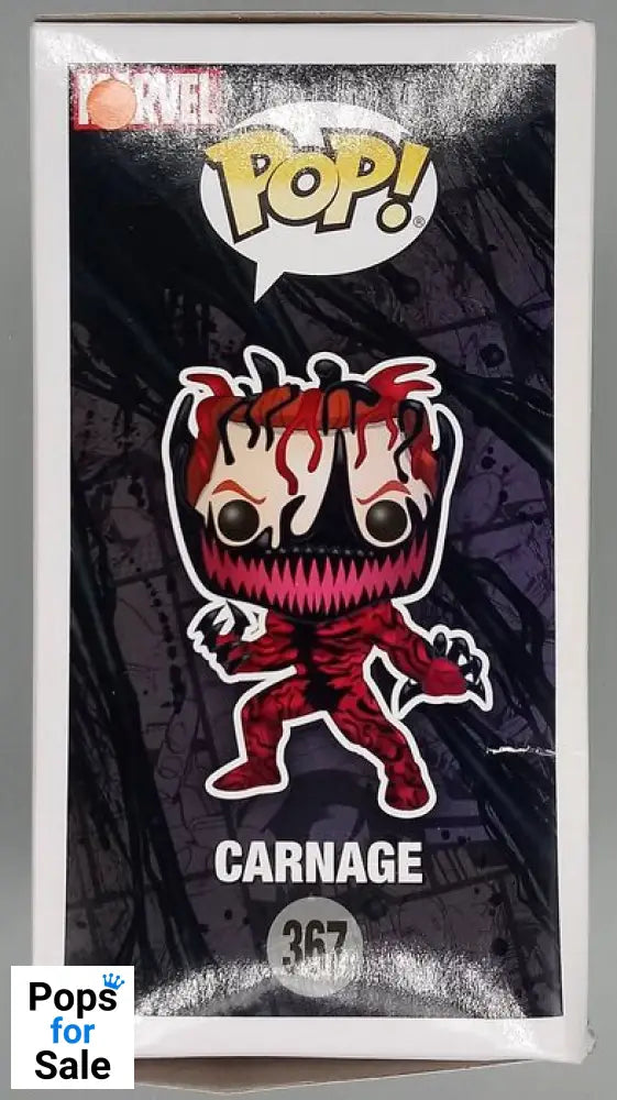 #367 Carnage (Cletus Kasady) - Marvel Venom - Box Damaged Funko POP