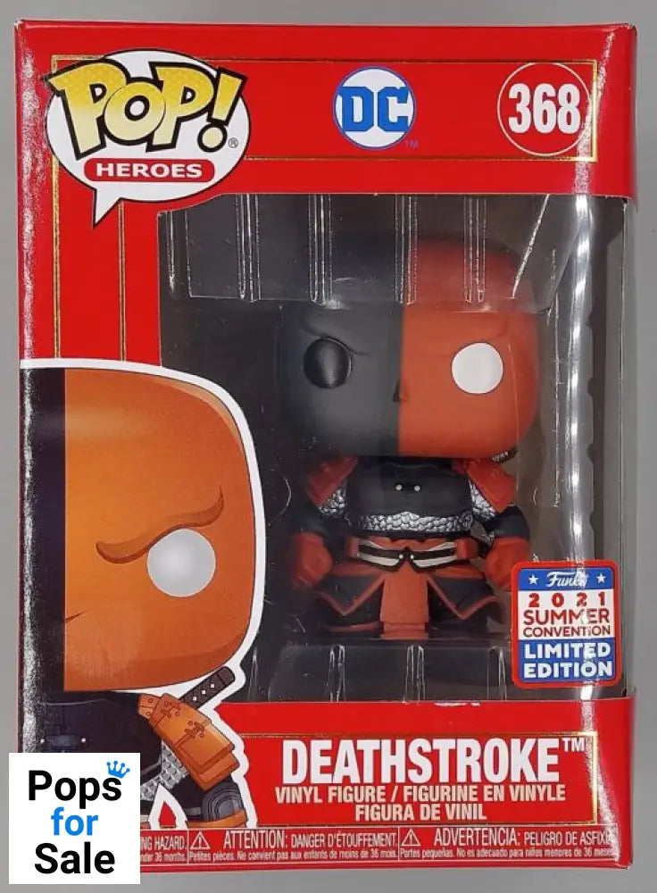 #368 Deathstroke - DC Imperial Palace - 2021 Con Funko POP