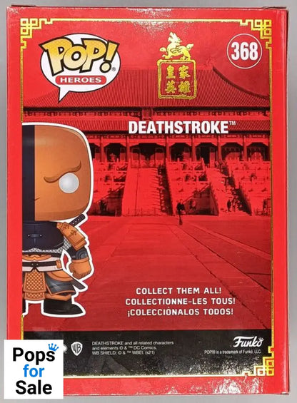 #368 Deathstroke Metallic - DC - 2021 Con China Ltd Ed Funko POP