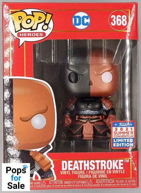 #368 Deathstroke Metallic - DC - 2021 Con China Ltd Ed Funko POP