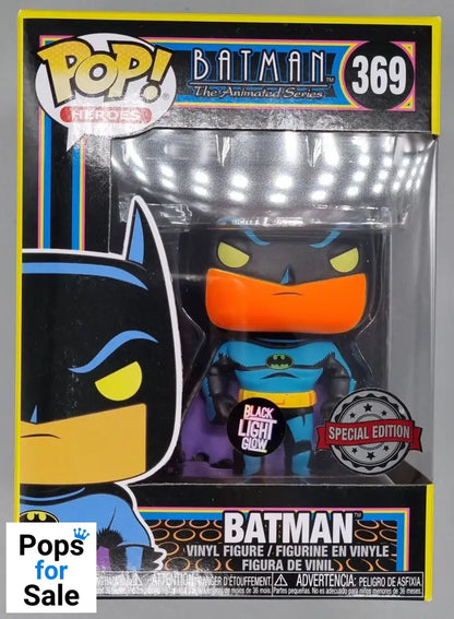 #369 Batman (Blacklight) - DC Batman Animated Series Funko POP