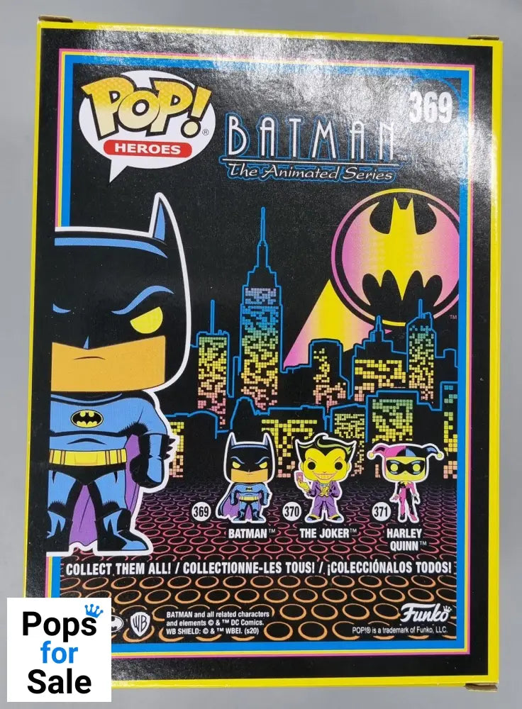 #369 Batman (Blacklight) - DC Batman Animated Series Funko POP