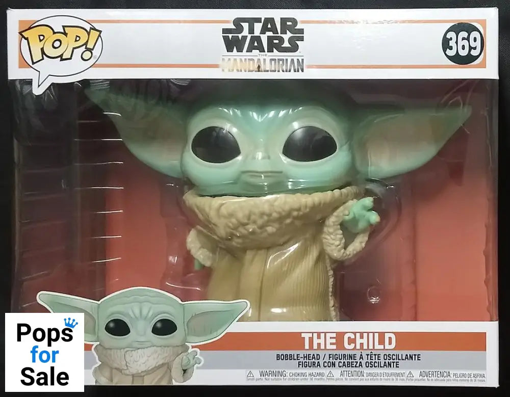 #369 The Child - 10 Inch - Star Wars The Mandalorian Box Damaged Funko POP