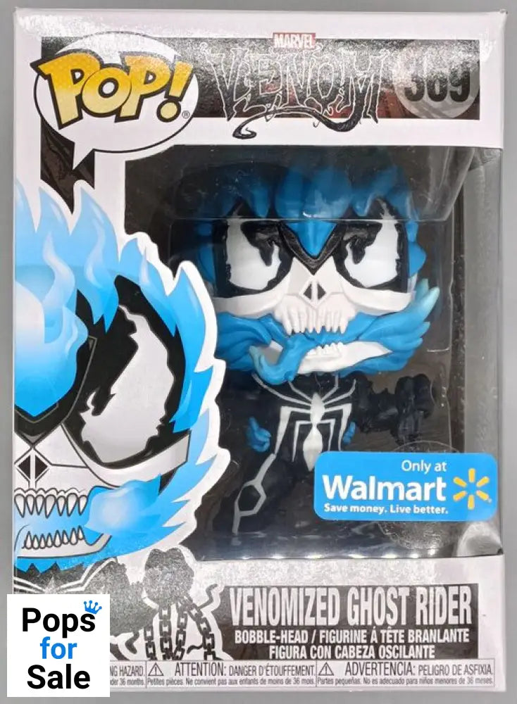 #369 Venomized Ghost Rider (Blue) Marvel Venom Box Damaged Funko POP