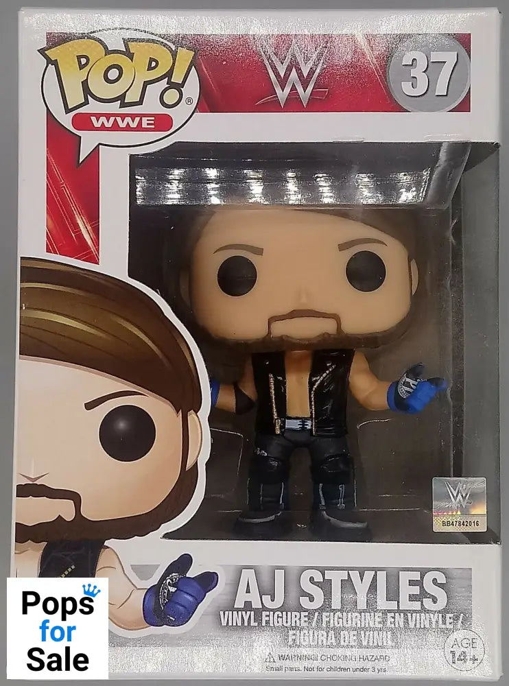 #37 AJ Styles - WWE Funko POP