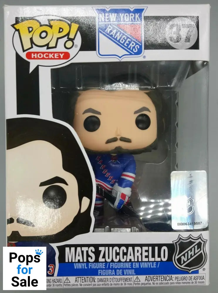 #37 Mats Zuccarello - Hockey NHL - New York Rangers Funko POP