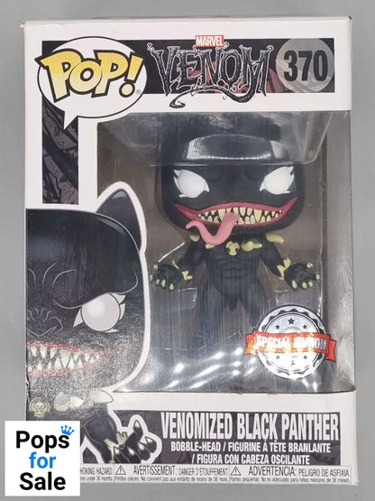 #370 Venomized Black Panther - Marvel Venom Funko POP