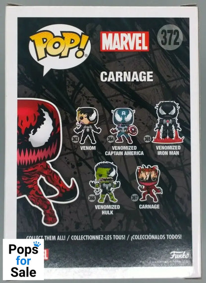 #372 Carnage (Axe Hands) - Marvel - Venom Funko POP