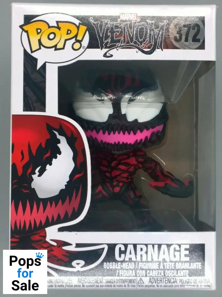 #372 Carnage (Axe Hands) - Marvel - Venom Funko POP