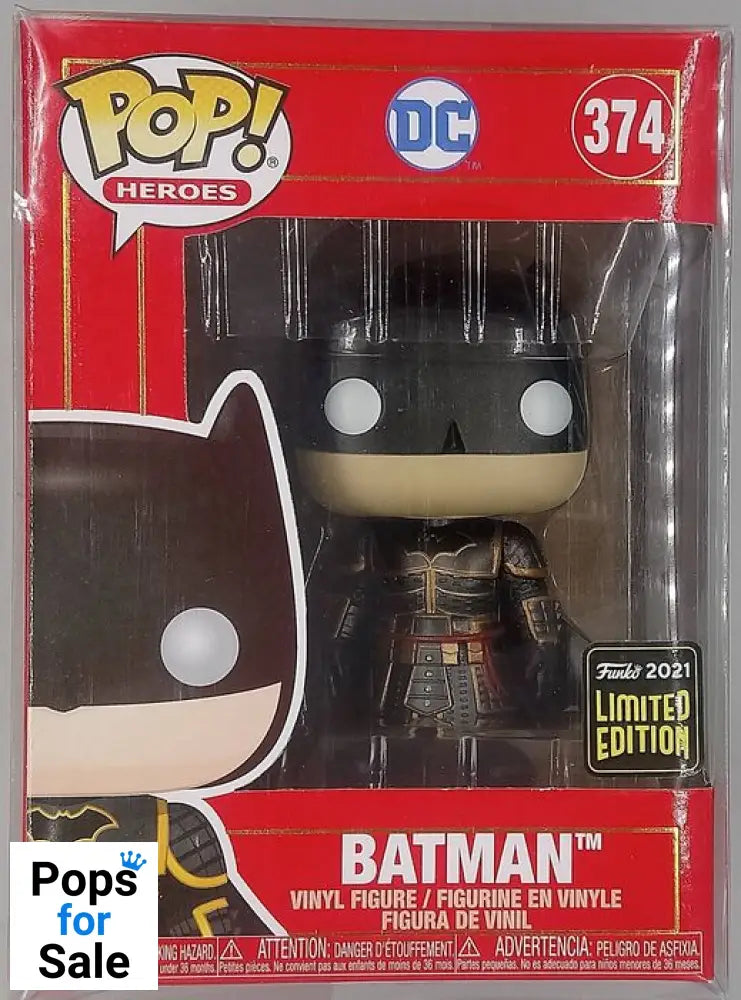 #374 Batman - Metallic - 3-000pc LE - DC Imperial Palace Funko POP