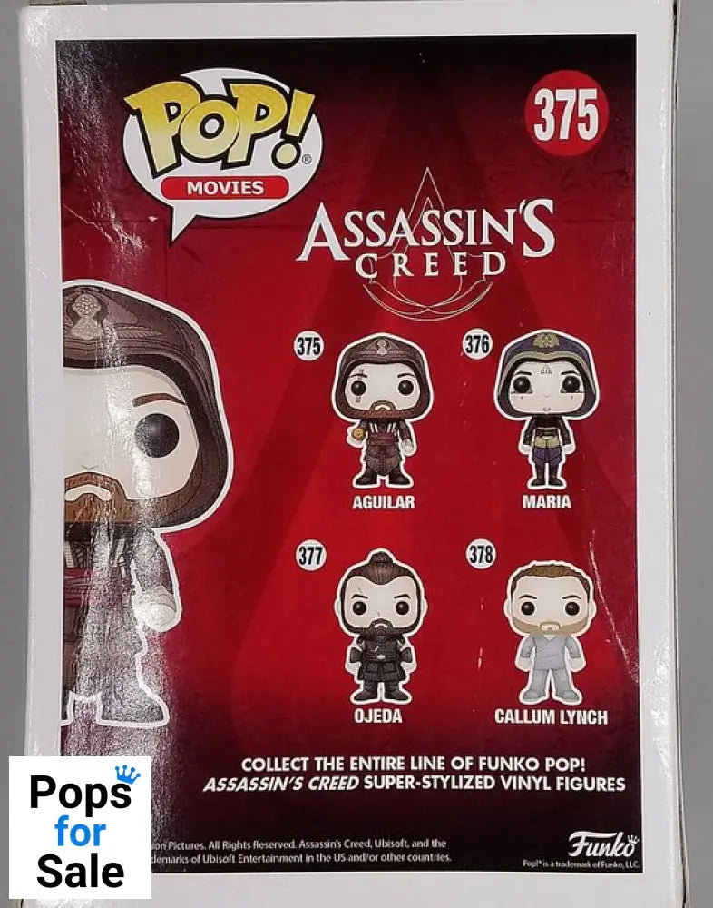 #375 Aguilar - Assassin's Creed Movie - Box Damaged Funko POP