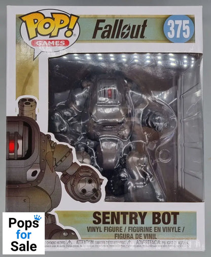 375 Sentry Bot - 6 Inch - Fallout - Funko POP - Box Damaged