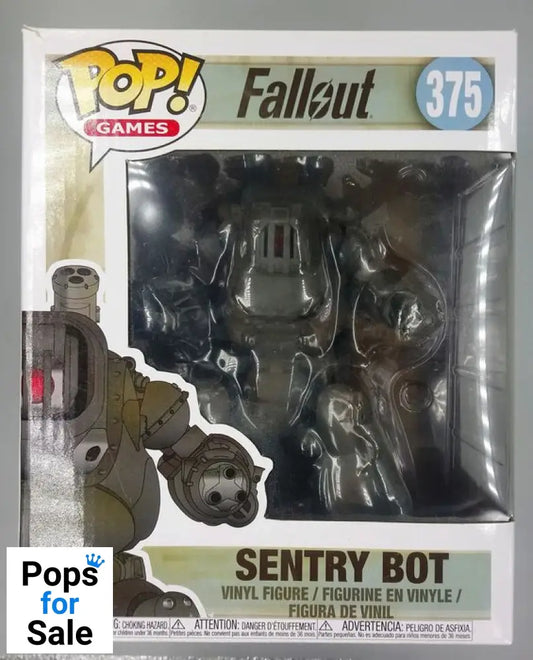 375 Sentry Bot - 6 Inch - Fallout - Funko POP - Box Damaged