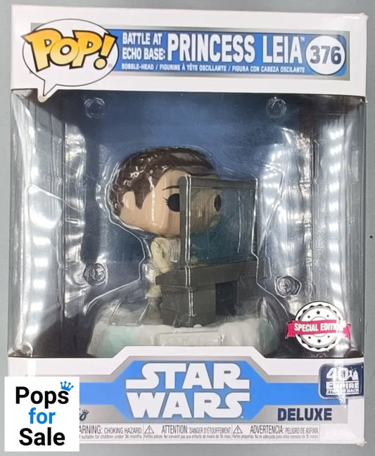 376 Battle at Echo Base: Princess Leia Deluxe - Star Wars - Funko POP - Box Damaged