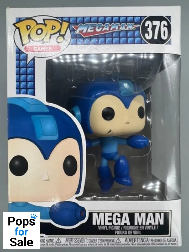 #376 Mega Man (Action Pose) - Mega Man - Box Damaged Funko POP