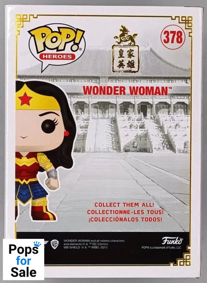 #378 Wonder Woman Metallic - DC Imperial Palace 2021 Con Funko POP