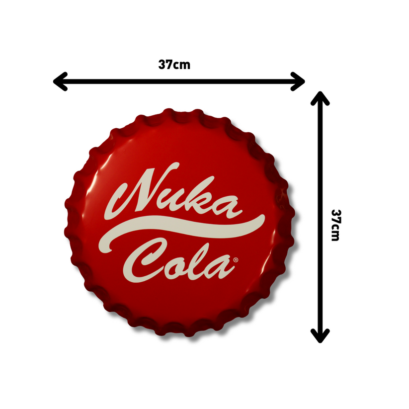 Fallout Nuka-Cola Bottle Cap Tin Sign Tin Sign