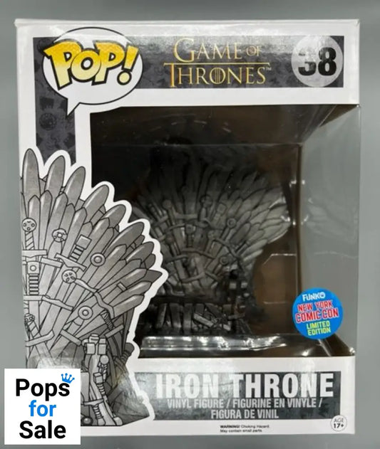 #38 Iron Throne - 6 Inch - Game of Thrones - 2015 Box Damaged Funko POP