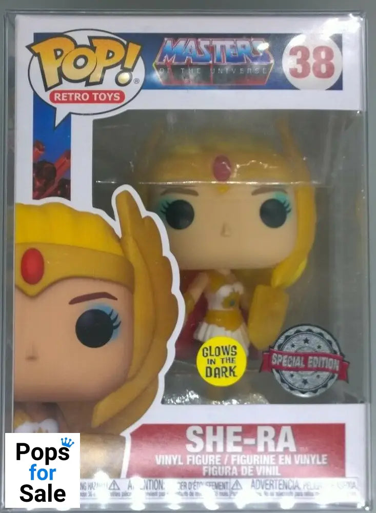 #38 She-Ra (Retro) - Glow - Masters of the Universe Funko POP