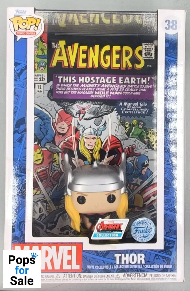 38 Thor (Comic Cover) - Marvel Funko POP - Box Damaged