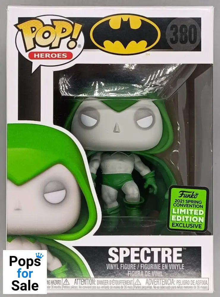 #380 Spectre - DC Batman - 2021 Con - Box Damaged Funko POP