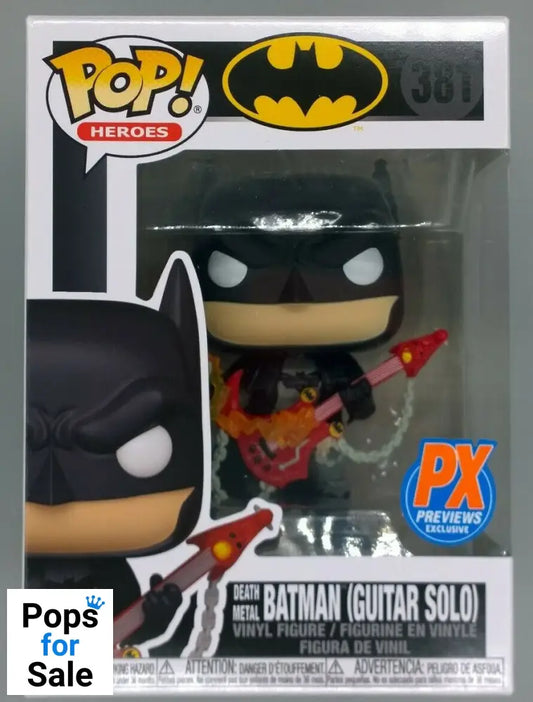 #381 Death Metal Batman (Guitar Solo) - DC - Exclusive Funko POP