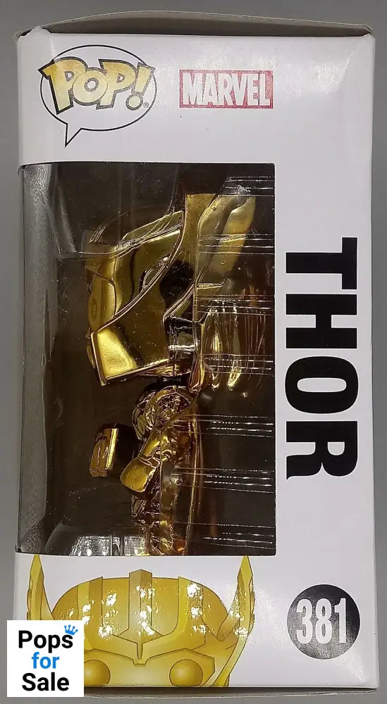 #381 Thor (Gold) - Chrome - Marvel Studios 10 - Box Damaged Funko POP