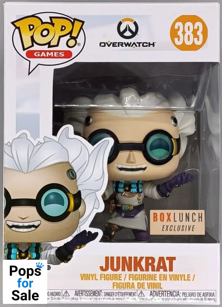 383 Junkrat (Dr. Junkenstein) - Overwatch - Funko POP - Box Damaged