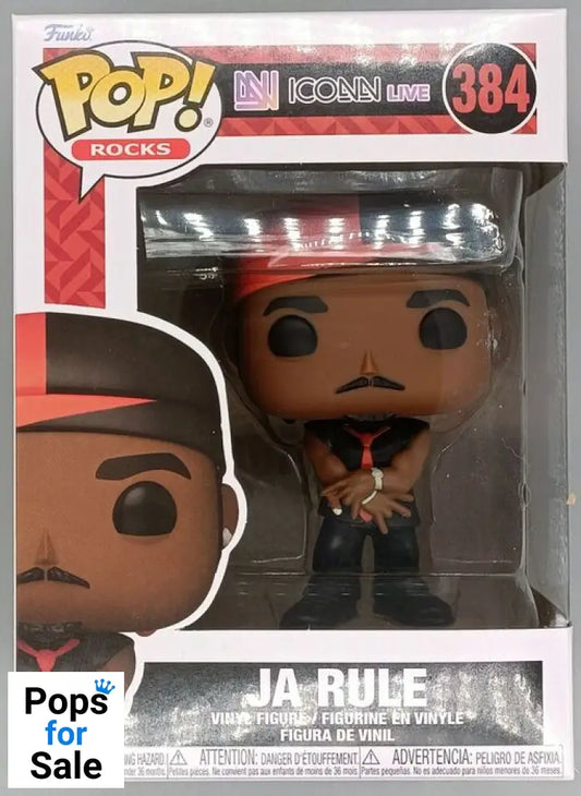 384 Ja Rule - Iconn Live - Rocks Funko POP - Brand New