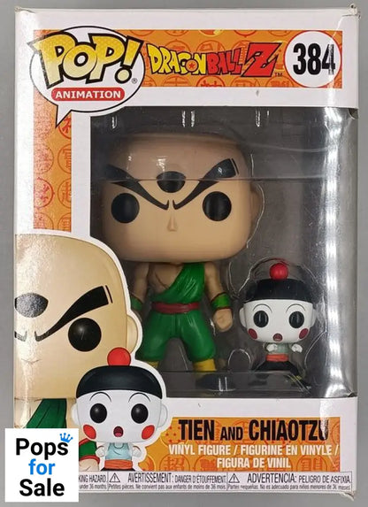 384 Tien and Chiaotzu - Dragon Ball Z - Box Damaged Funko POP