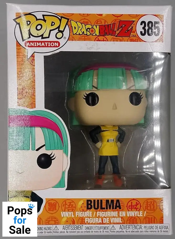 385 Bulma - Dragon Ball Z - Box Damaged Funko POP