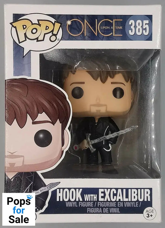 385 Hook with Excalibur - Once Upon a Time Box Damaged Funko POP