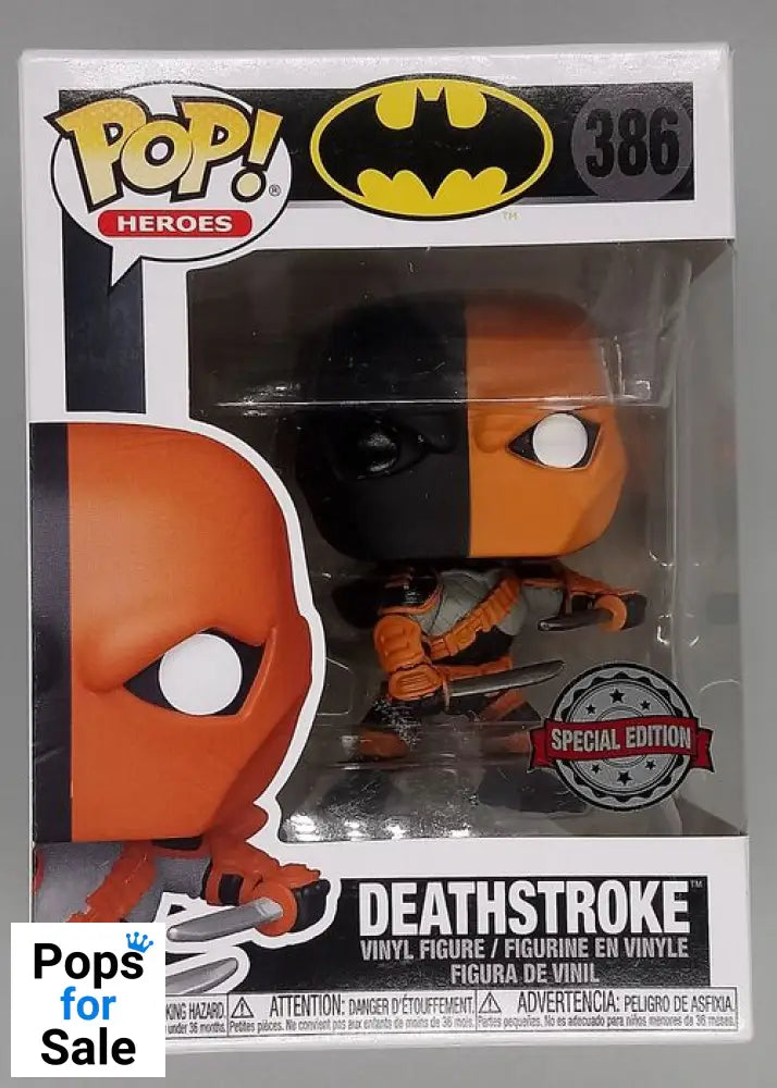 #386 Deathstroke - DC Batman Funko POP