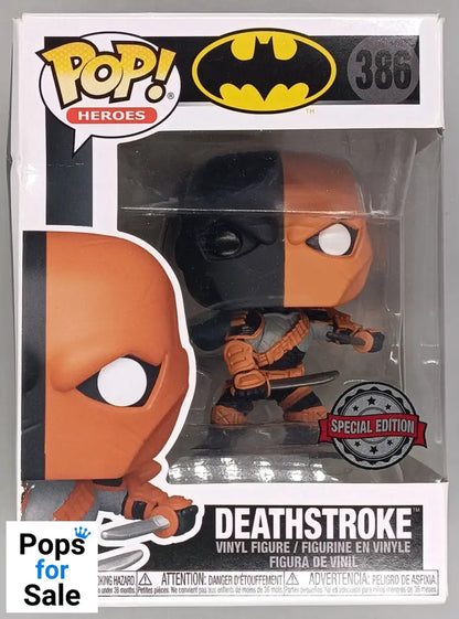 386 Deathstroke - DC Batman - Funko POP - Box Damaged