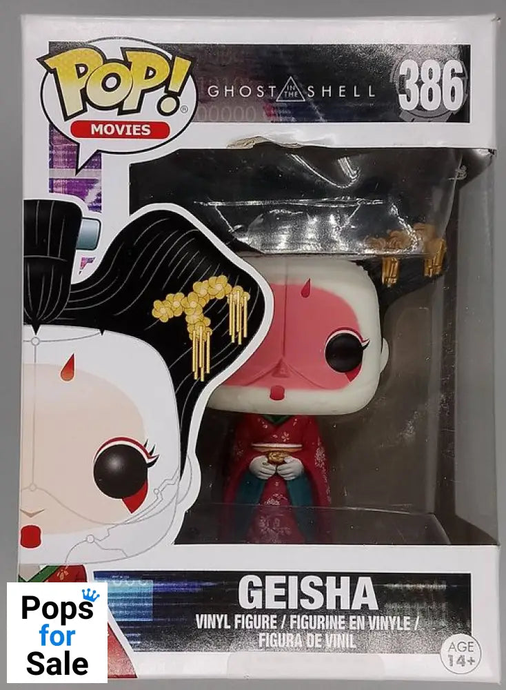 #386 Geisha - Ghost in the Shell - Box Damaged Funko POP