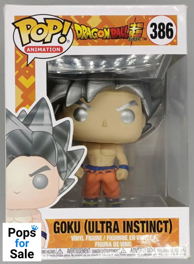 #386 Goku (Ultra Instinct) - Dragon Ball Z - Box Damaged Funko POP